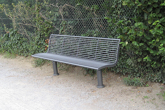 Banc Römö RE avec assise en acier