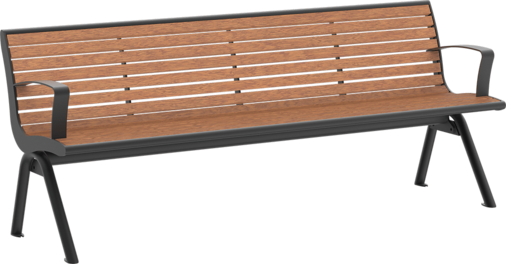 Seat Fanö PAG with timber seat base