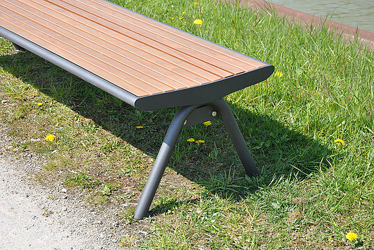 Banquette Fanö PAG avec assise en bois