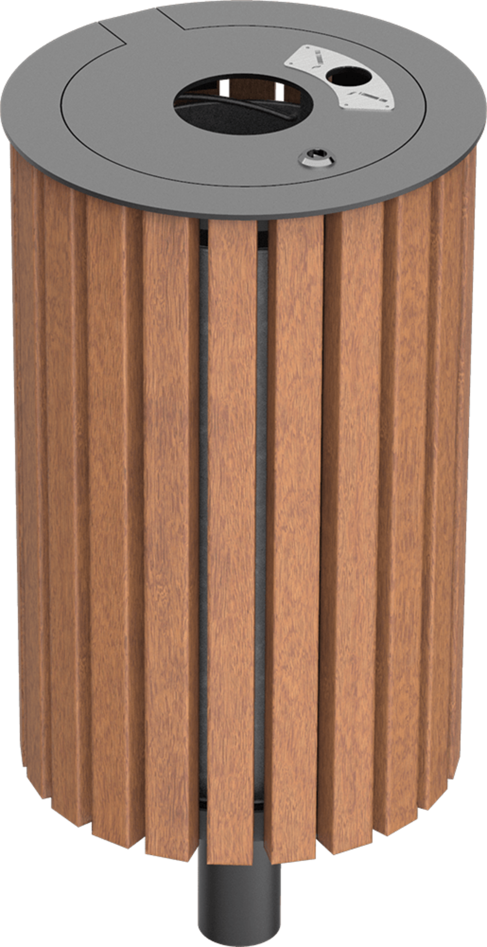 Litter bin Series 800 timber