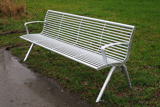 Banc Fanö avec assise en acier