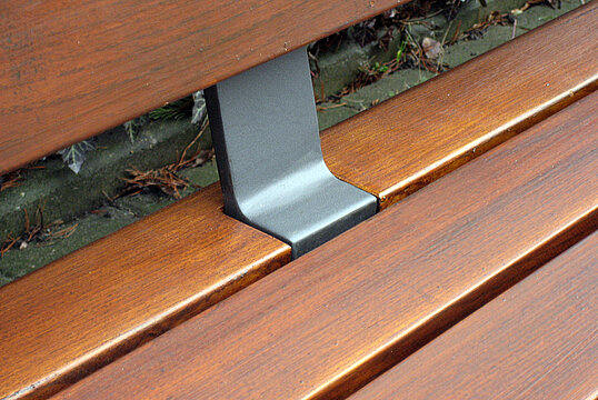 Banc Jump avec assise en bois