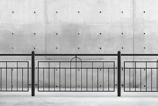 Guardrail with infill Ulm