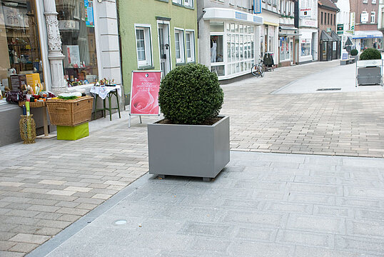 Pflanzgefäß Bari quadratisch