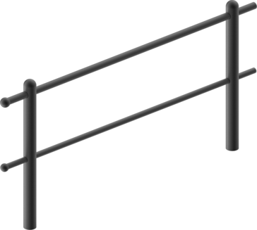 Knee rail Ulm