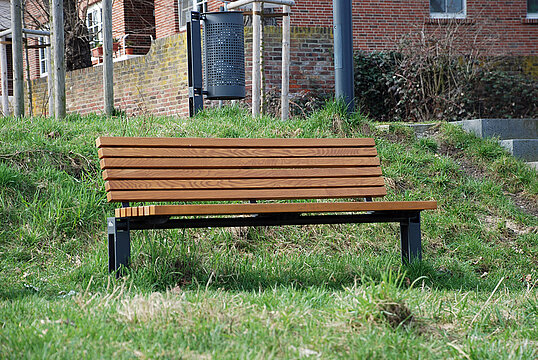 Banc Scape I avec assise en bois
