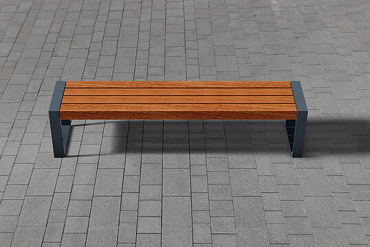 Banquette Espo avec assise en bois