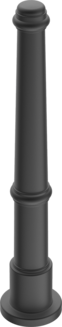 Cast bollard Frankfurt