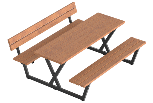 Ensemble table et bancs Maneva