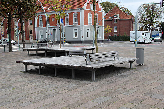 Plate-forme d'assise/de couchage Bocholt