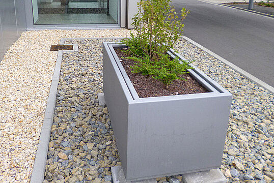 Planter Bari rectangular