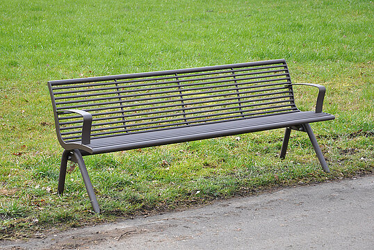 Banc Fanö avec assise en acier