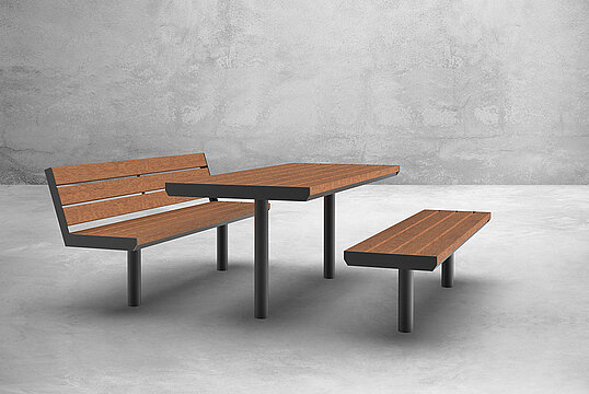 Table Aurich bois