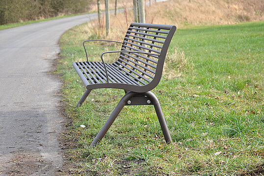 Banc Fanö avec assise en acier