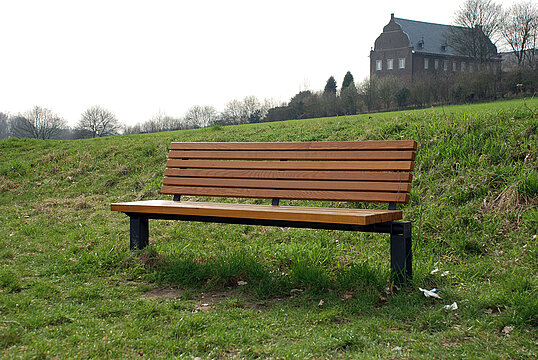 Banc Scape I avec assise en bois