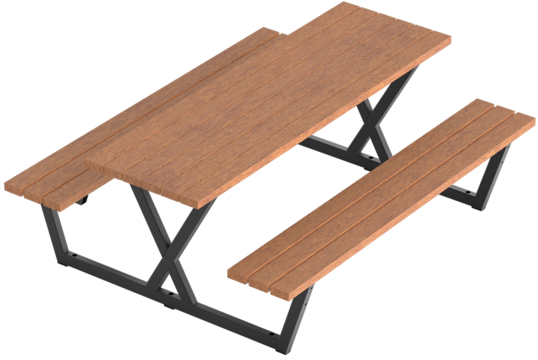 Ensemble table et bancs Maneva