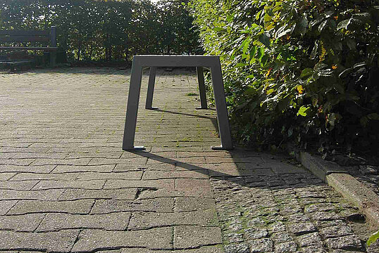 Bench Riga with timber seat base