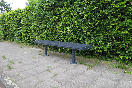 Banquette Aurich GB avec assise en acier
