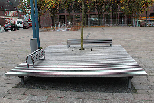 Plate-forme d'assise/de couchage Bocholt
