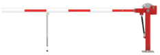 Barrier for dowelling (double stroke/pendulum support)