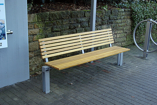 Seat Scape I with timber seat base