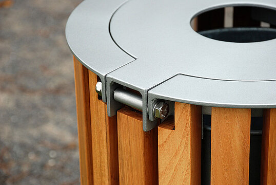 Litter bin Series 800 timber