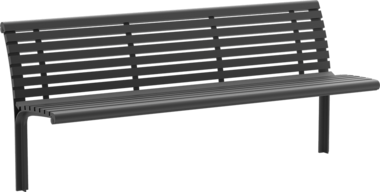 Sitzbank mit Stahlauflage Banc Taragona ST avec assise en acier