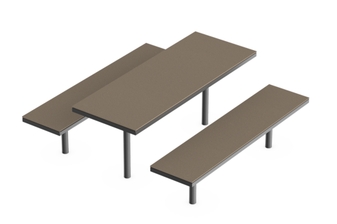 Seating group Lübeck HPL