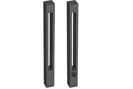 Steel bollard Cubo S