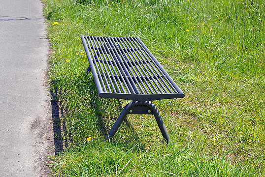 Banquette Fanö avec assise en acier