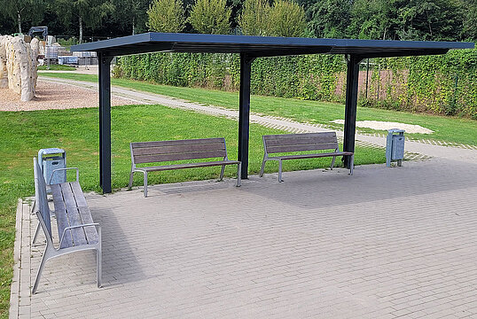 Oelde, pumptrack, parc de mouvement au Bergelerweg