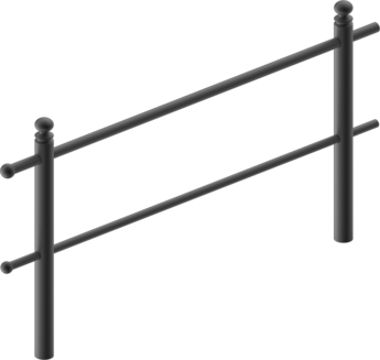 Knee rail Münster