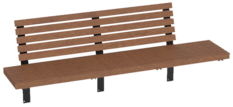 Wall top seating Wittbach