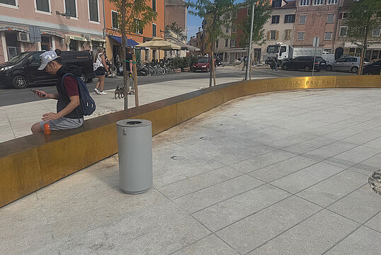 Rovinj, Trg na Lokvi Platz, Kroatien
