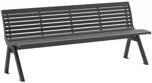 Banc Fanö avec assise en acier