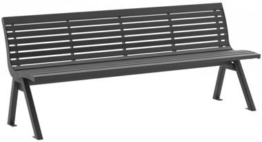 Sitzbank mit Stahlauflage Seat Fanö RE with steel seat base