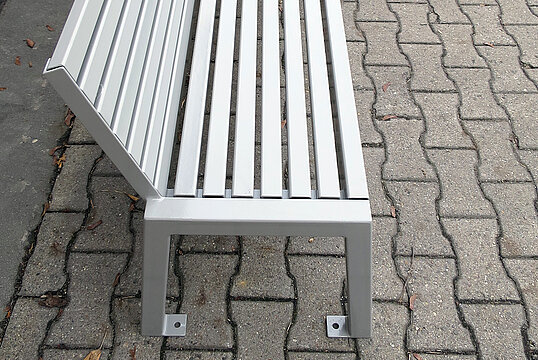 Sitzbank Offenburg ST mit Stahlauflage