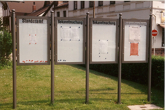 Vitrine d'affichage Münster