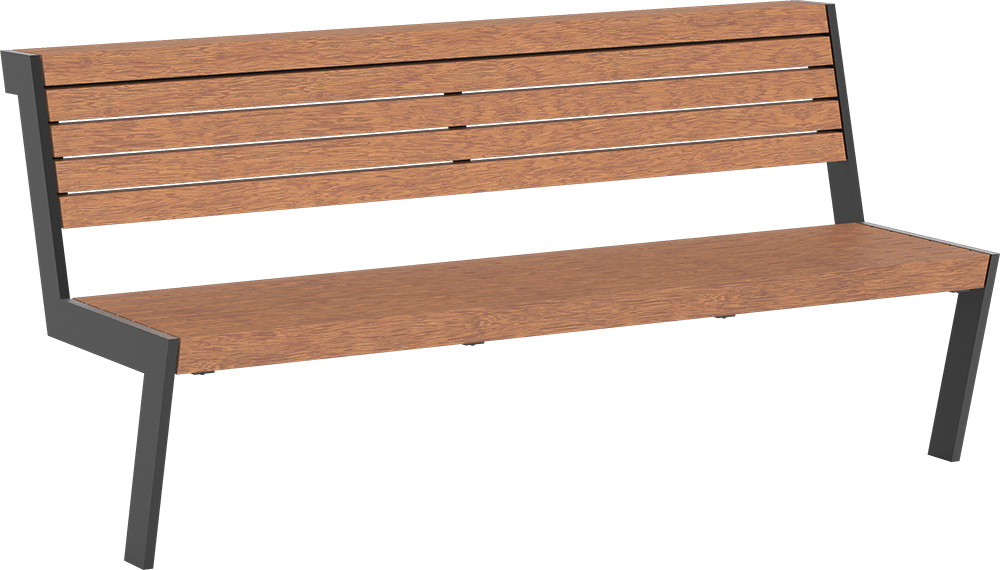  Sitzbank Henne SL mit Holzauflage