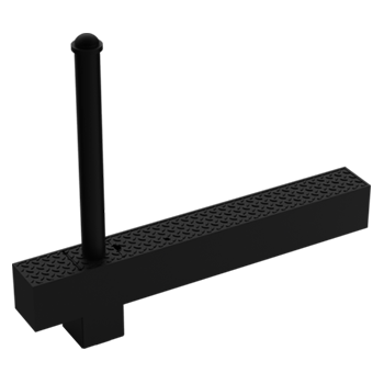 Kipp-Pfosten Retractable folding bollard